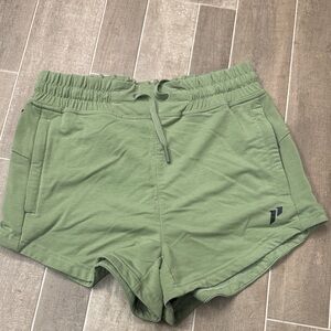 Olive Green Women's Athletic Shorts
